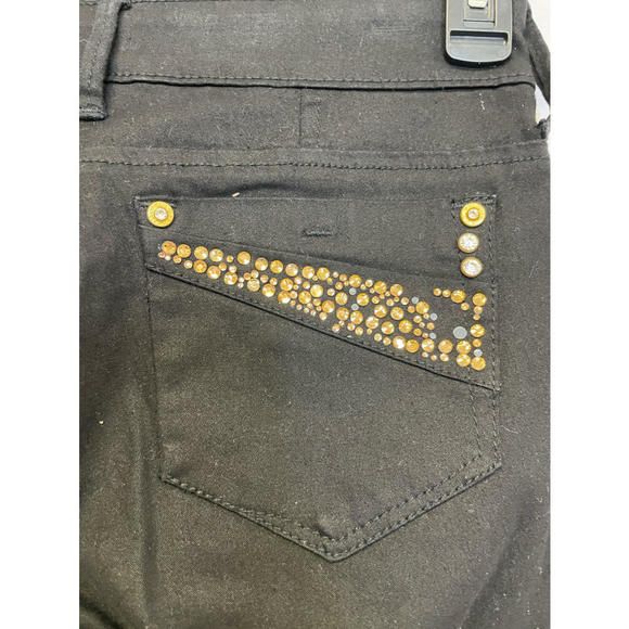 MSRP $245 VO Jeans Embellished Pocket Skinny Jeans Mid Rise Size 26 NWOT - Picture 3 of 4
